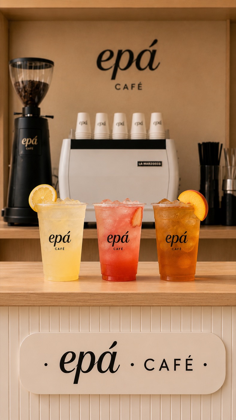 Epa Café refreshing iced drinks and lemonades